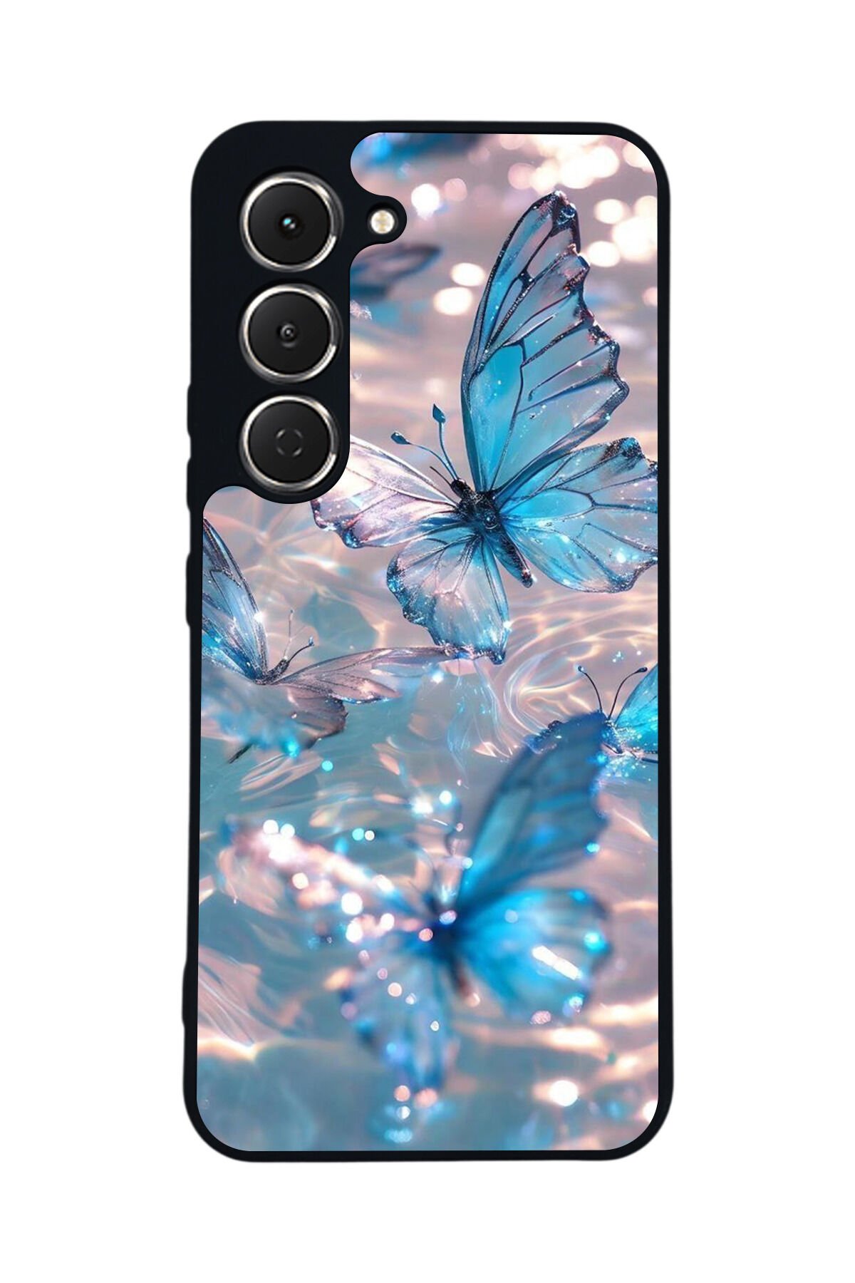 Tecno Spark 40 Pro Uyumlu Kelebek Tasarımlı Glossy Premium Kılıf