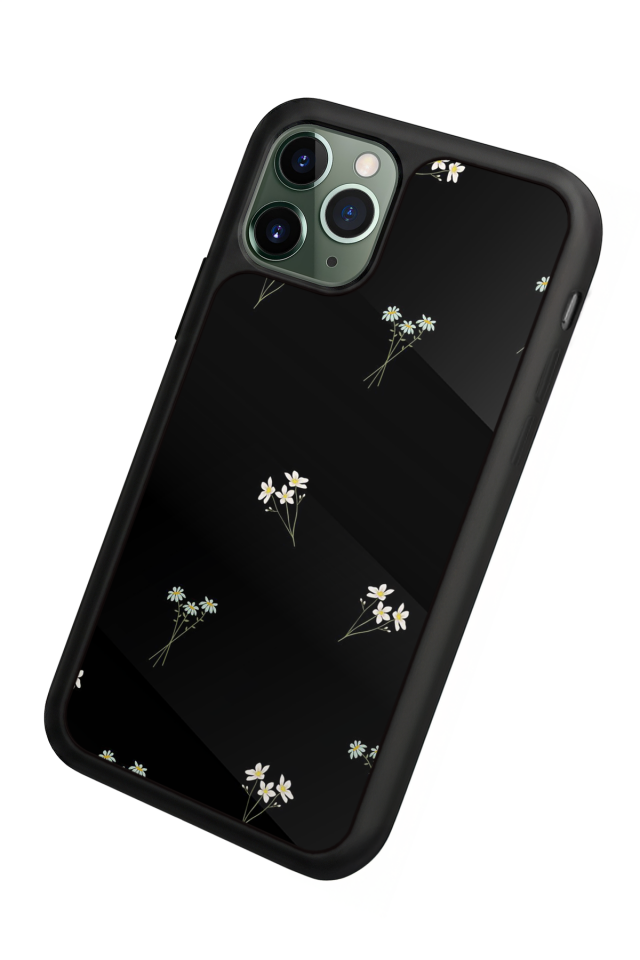 iPhone 11 Pro Uyumlu Cicek Tasarımlı Glossy Premium Kılıf