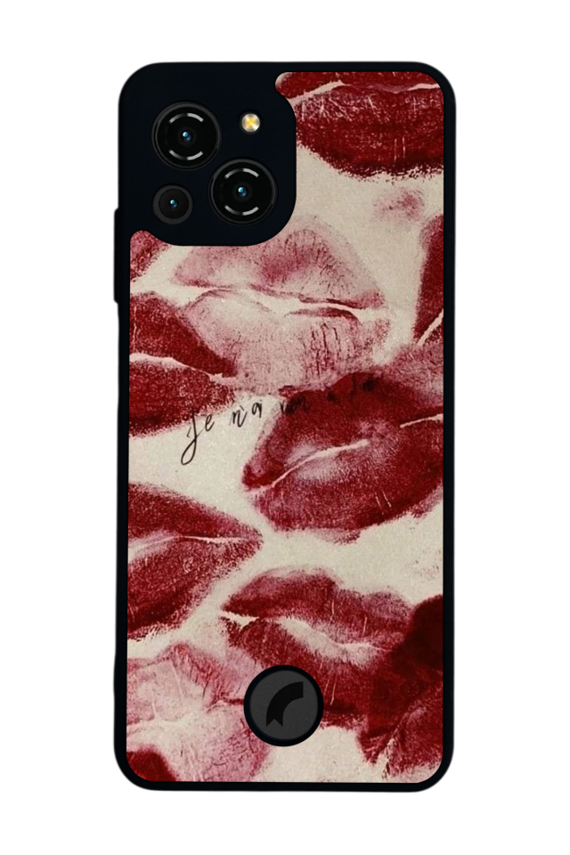 Reeder S23 Pro Max Uyumlu Dudak Tasarımlı Glossy Premium Kılıf