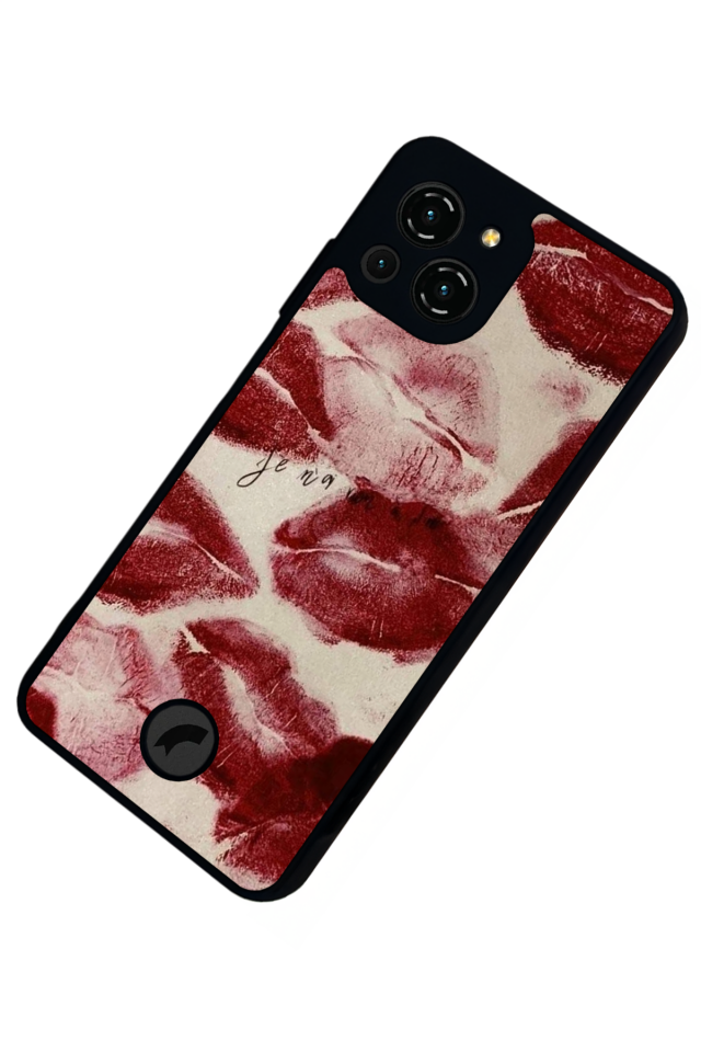 Reeder S23 Pro Max Uyumlu Dudak Tasarımlı Glossy Premium Kılıf