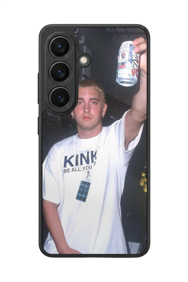 Samsung Galaxy S26 Uyumlu Eminem Tasarımlı Glossy Premium Kılıf