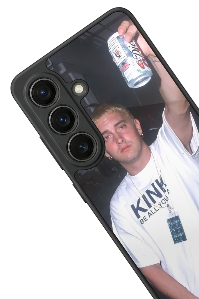 Samsung Galaxy S26 Uyumlu Eminem Tasarımlı Glossy Premium Kılıf