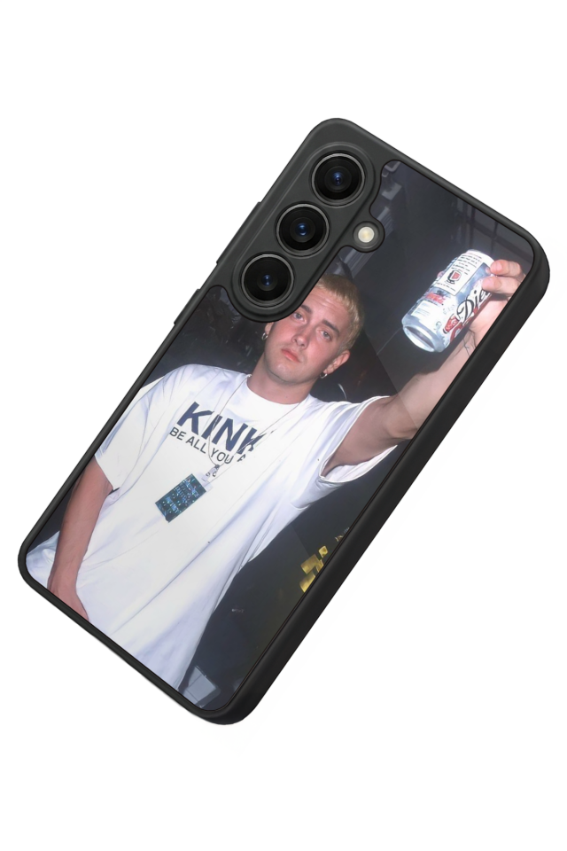 Samsung Galaxy S26 Uyumlu Eminem Tasarımlı Glossy Premium Kılıf