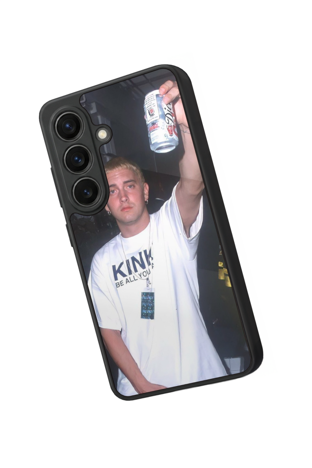 Samsung Galaxy S26 Uyumlu Eminem Tasarımlı Glossy Premium Kılıf