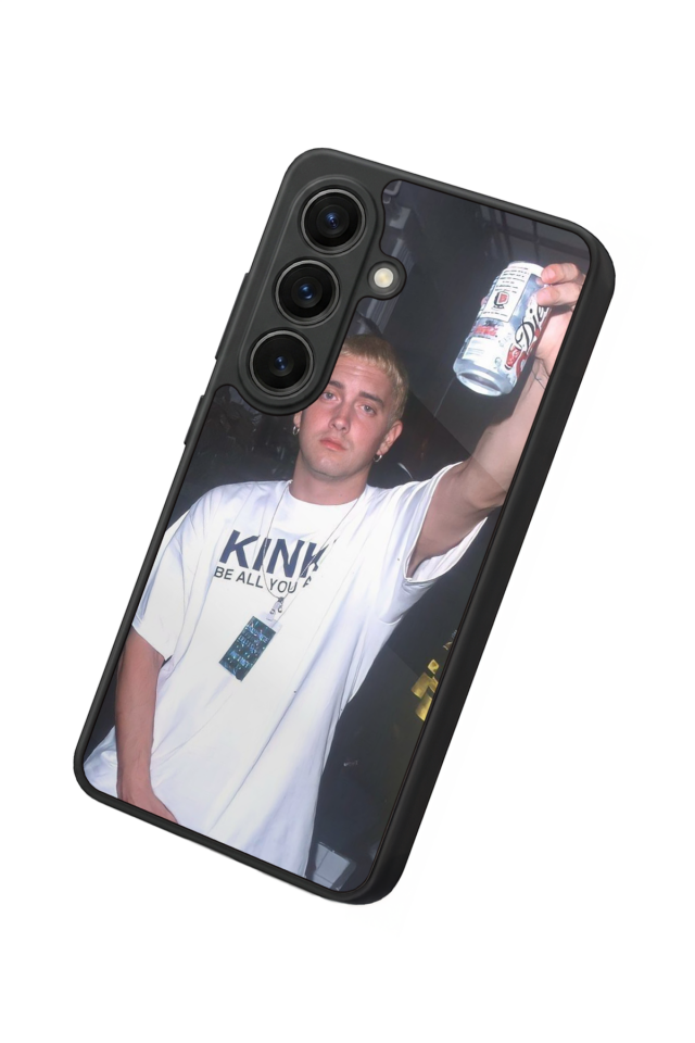 Samsung Galaxy S26 Uyumlu Eminem Tasarımlı Glossy Premium Kılıf