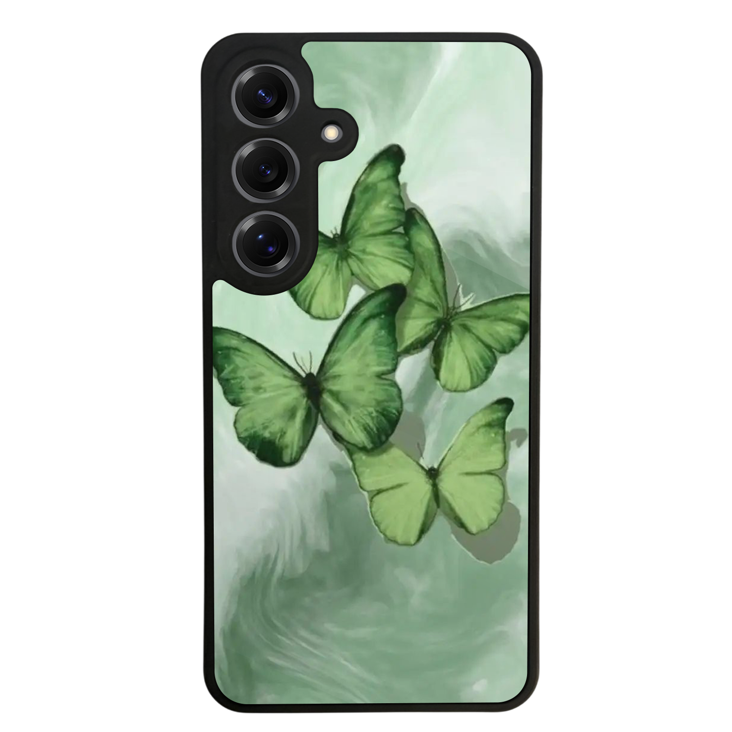 Samsung Galaxy S25 Uyumlu Kelebek Tasarımlı Glossy Premium Kılıf