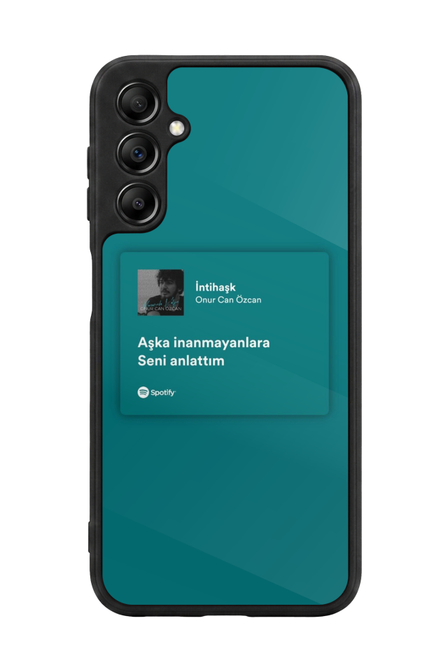 Samsung Galaxy A14 Uyumlu Sarki Sozleri Tasarımlı Glossy Premium Kılıf