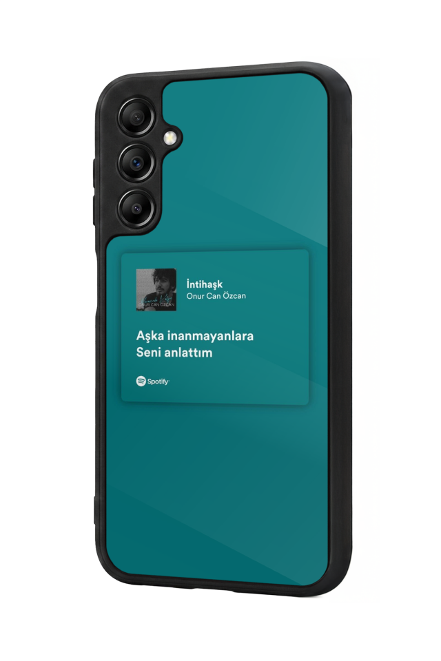 Samsung Galaxy A14 Uyumlu Sarki Sozleri Tasarımlı Glossy Premium Kılıf