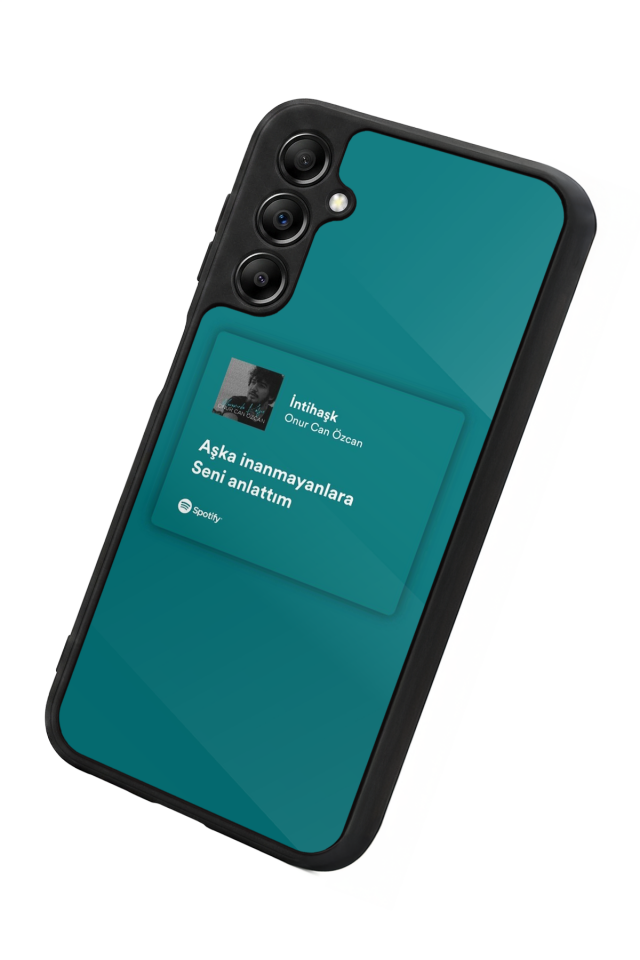 Samsung Galaxy A14 Uyumlu Sarki Sozleri Tasarımlı Glossy Premium Kılıf