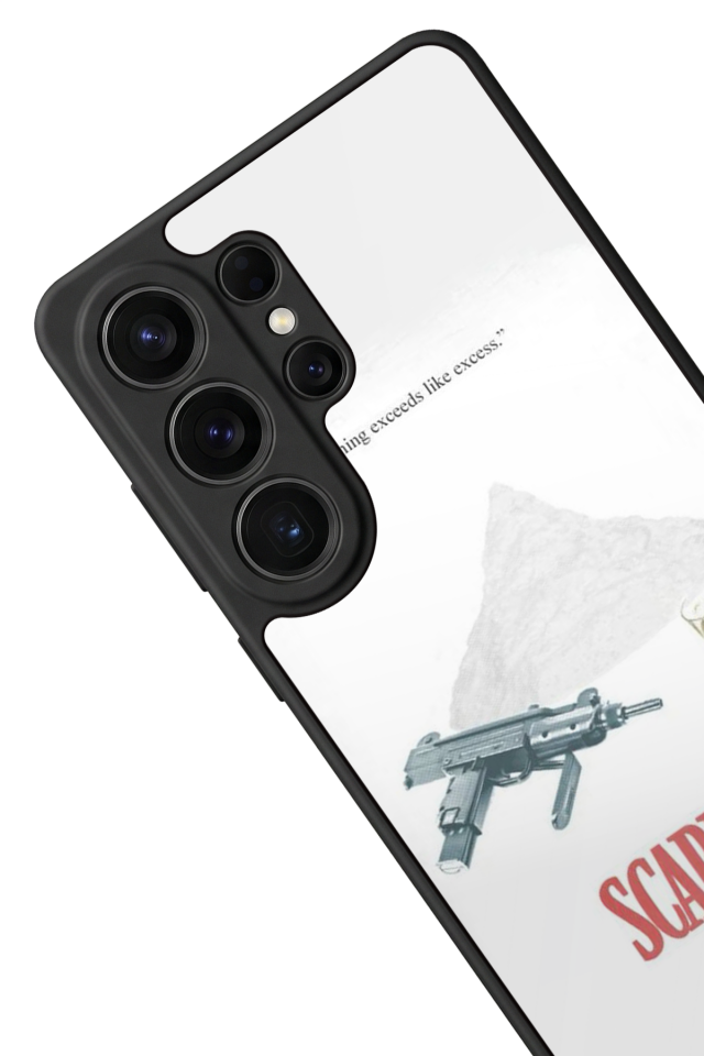 Samsung Galaxy S26 Ultra Uyumlu Scarface Tasarımlı Glossy Premium Kılıf