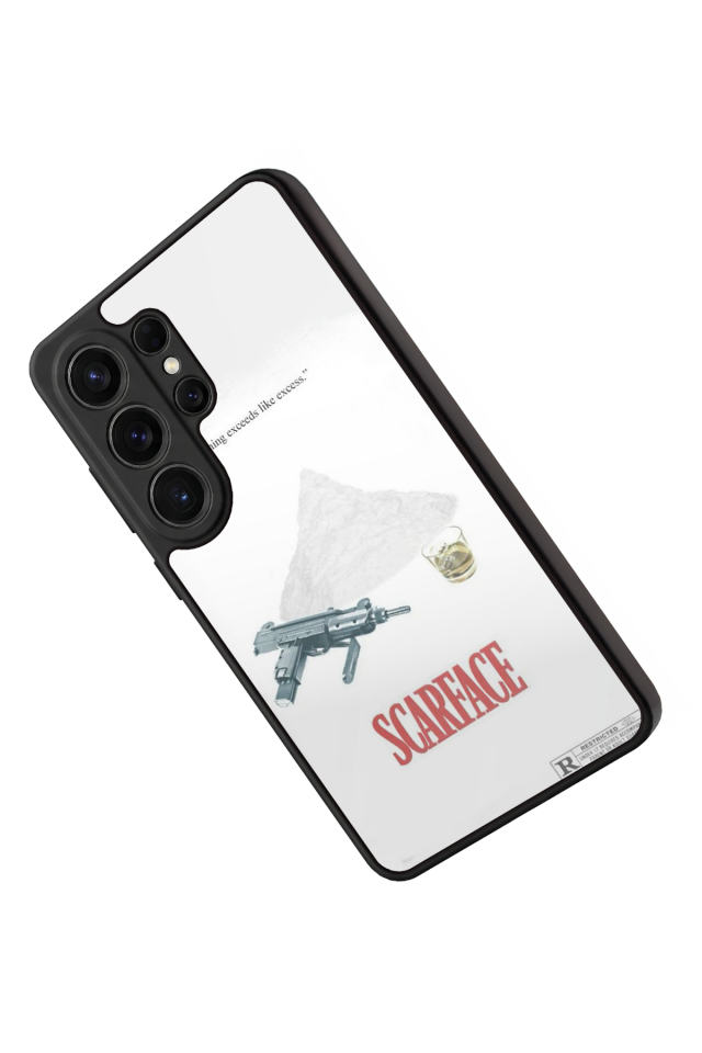 Samsung Galaxy S26 Ultra Uyumlu Scarface Tasarımlı Glossy Premium Kılıf