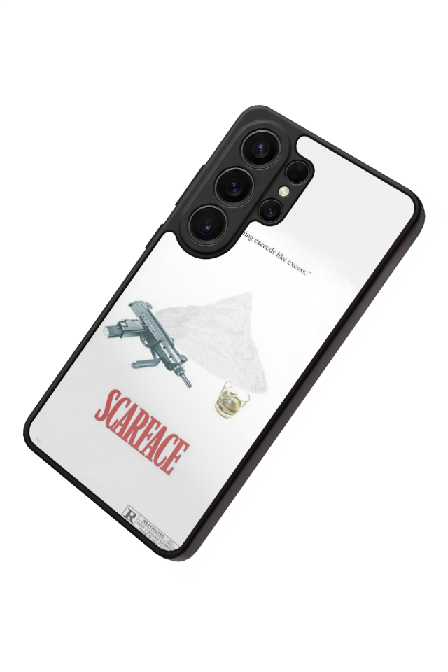 Samsung Galaxy S26 Ultra Uyumlu Scarface Tasarımlı Glossy Premium Kılıf