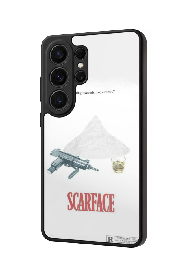 Samsung Galaxy S26 Ultra Uyumlu Scarface Tasarımlı Glossy Premium Kılıf