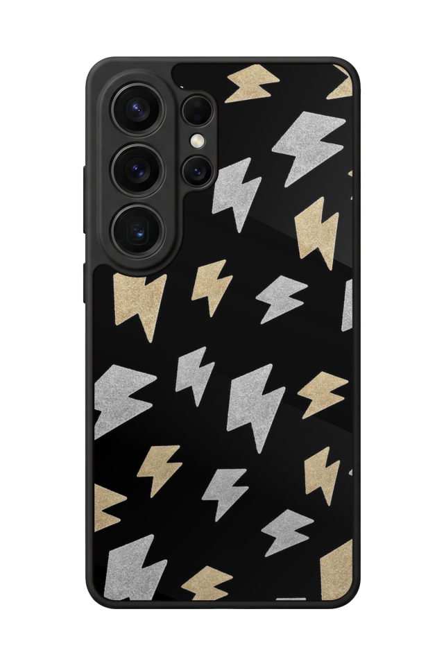 Samsung Galaxy S26 Ultra Uyumlu Simsek Tasarımlı Glossy Premium Kılıf