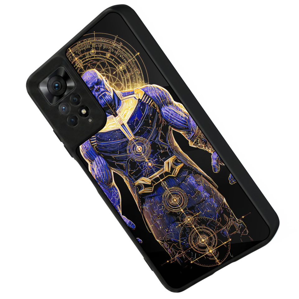 Xiaomi Redmi Note 11 Pro Uyumlu Retro Flame Patterns Tasarımlı Glossy Premium Kılıf