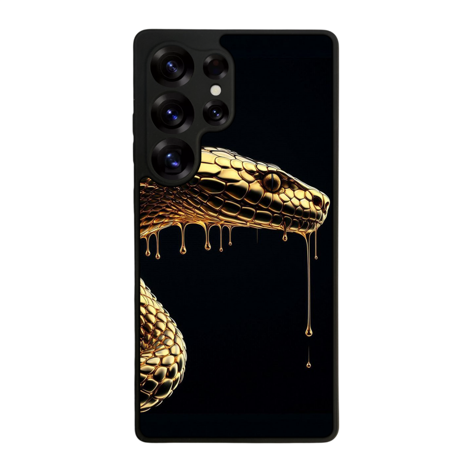 Samsung Galaxy S25 Ultra Uyumlu Yılan Tasarımlı Glossy Premium Kılıf