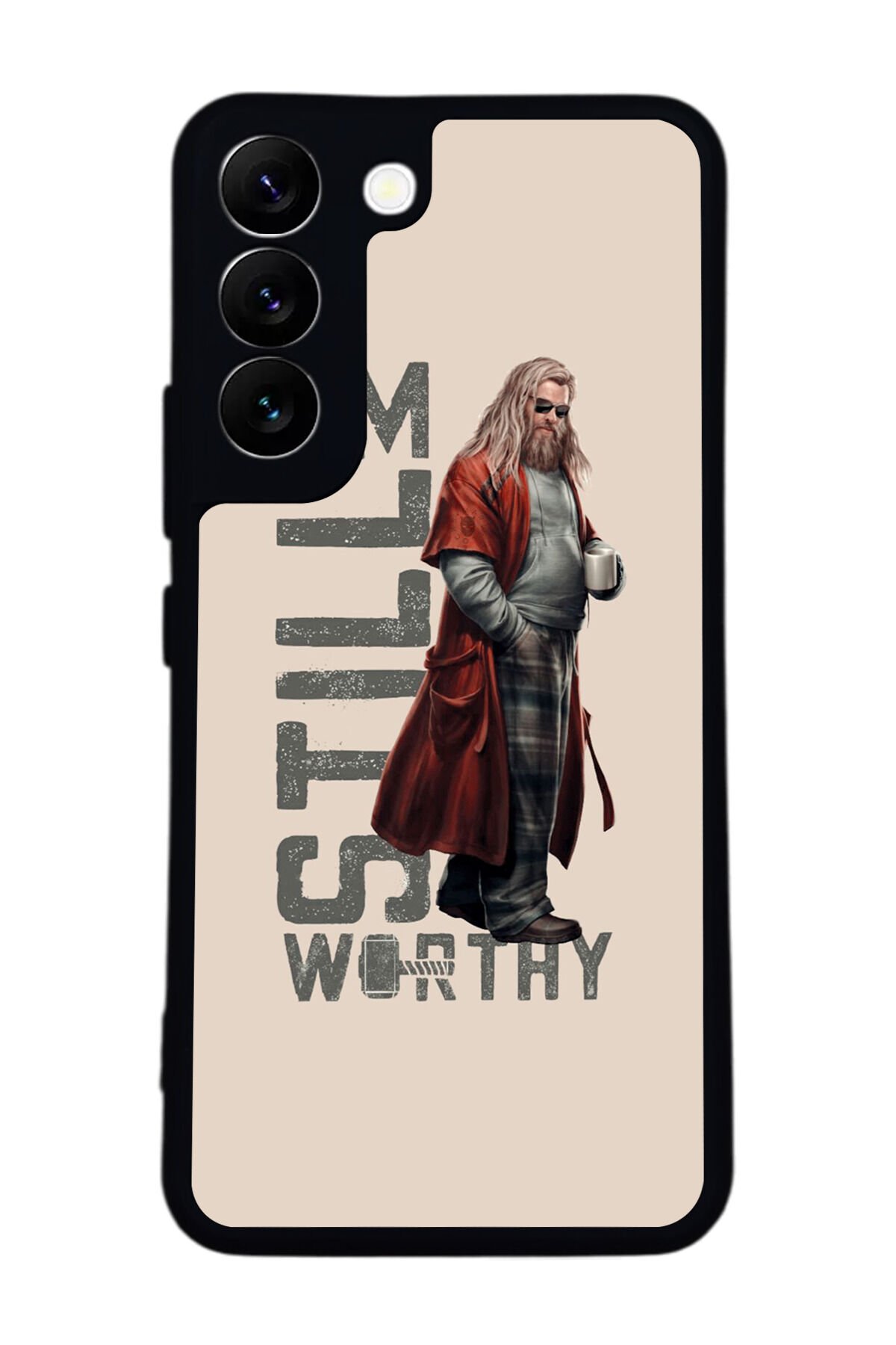 Samsung Galaxy S22 Uyumlu Thor Tasarımlı Glossy Premium Kılıf