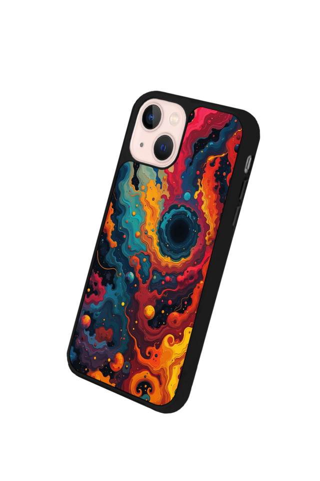 iPhone 15 Plus Uyumlu Abstract Tasarımlı Glossy Premium Kılıf