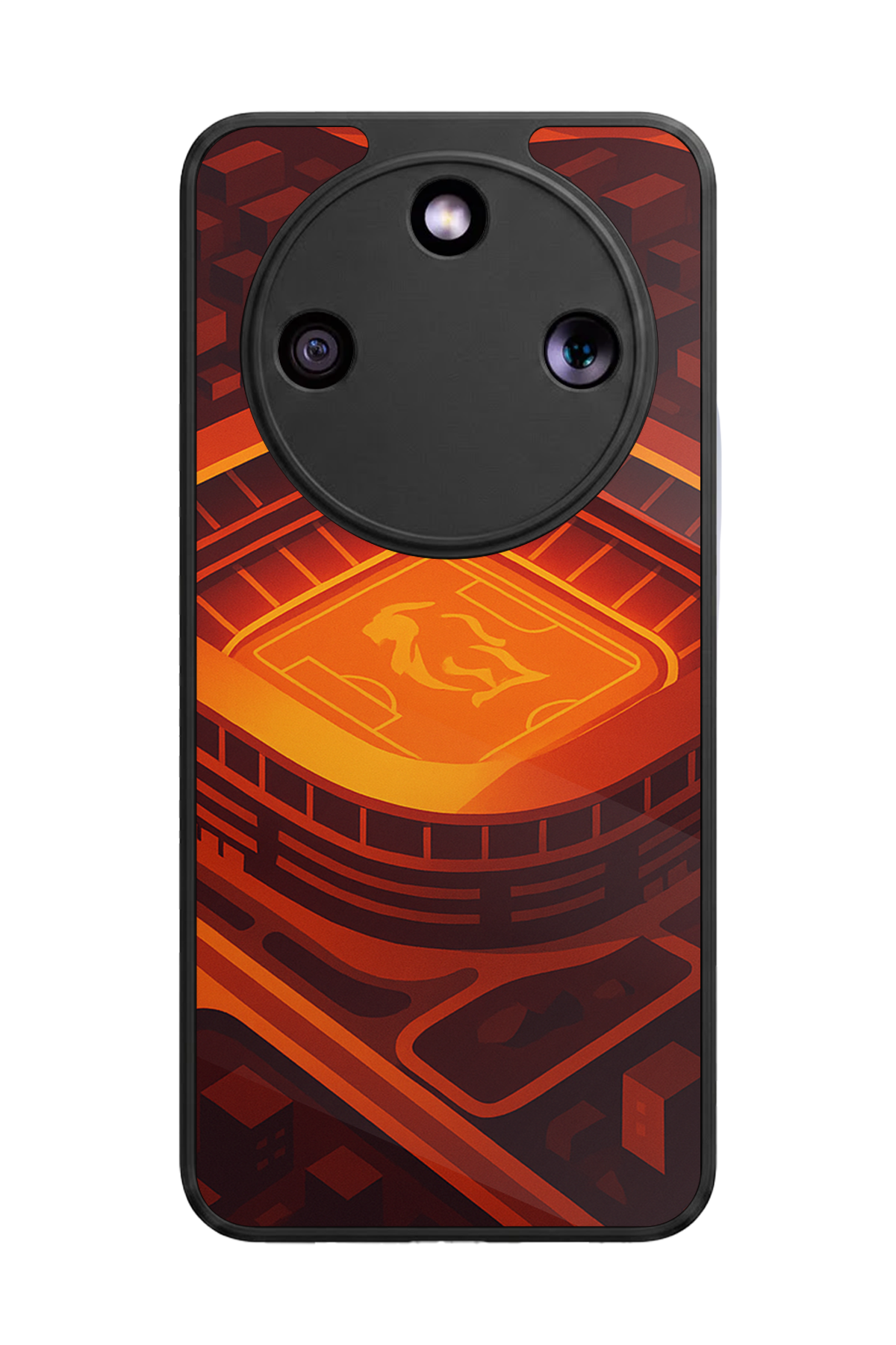 Honor Magic 8 Lite Uyumlu Aslan Tasarımlı Glossy Premium Kılıf