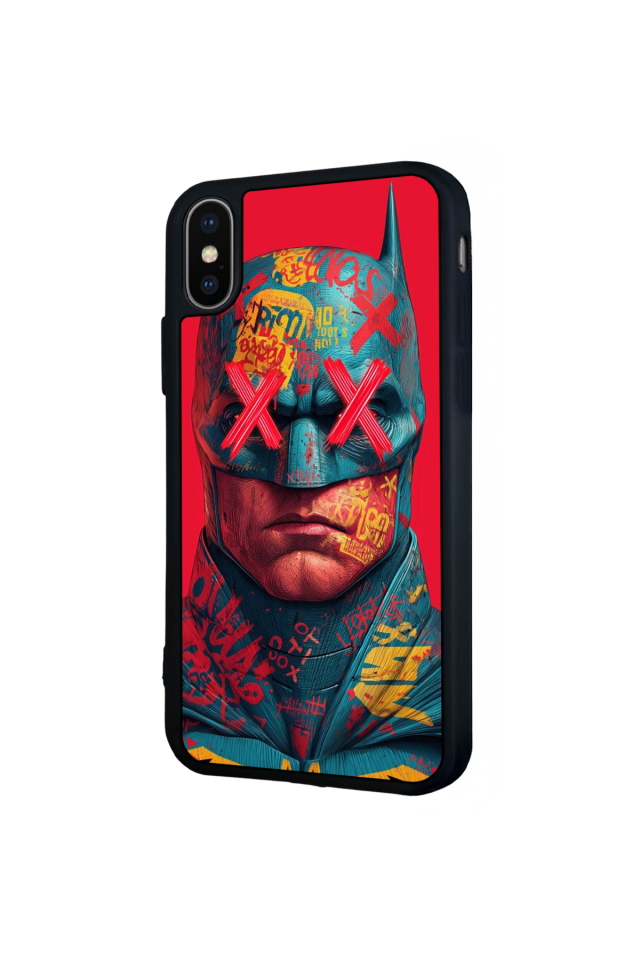 iPhone X/ XS Uyumlu Batman Tasarımlı Glossy Premium Kılıf