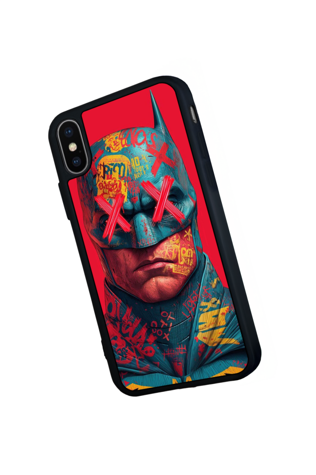 iPhone X/ XS Uyumlu Batman Tasarımlı Glossy Premium Kılıf