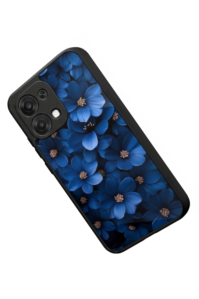 Oppo A6 Pro Uyumlu Cicek Tasarımlı Glossy Premium Kılıf