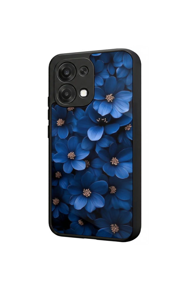 Oppo A6 Pro Uyumlu Cicek Tasarımlı Glossy Premium Kılıf