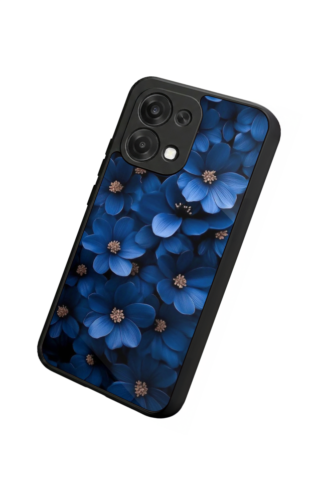 Oppo A6 Pro Uyumlu Cicek Tasarımlı Glossy Premium Kılıf