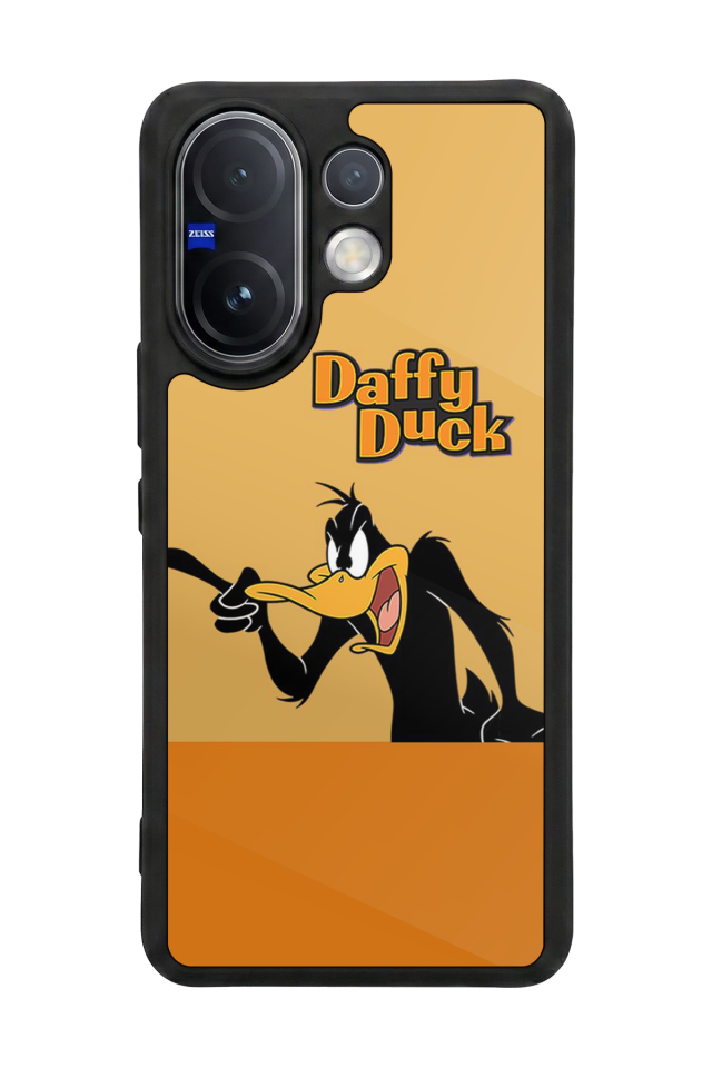 Vivo V60 Uyumlu Daffy duck Tasarımlı Glossy Premium Kılıf