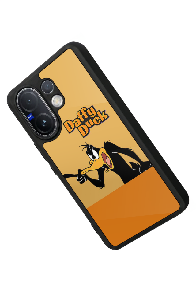 Vivo V60 Uyumlu Daffy duck Tasarımlı Glossy Premium Kılıf