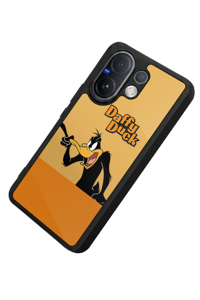 Vivo V60 Uyumlu Daffy duck Tasarımlı Glossy Premium Kılıf