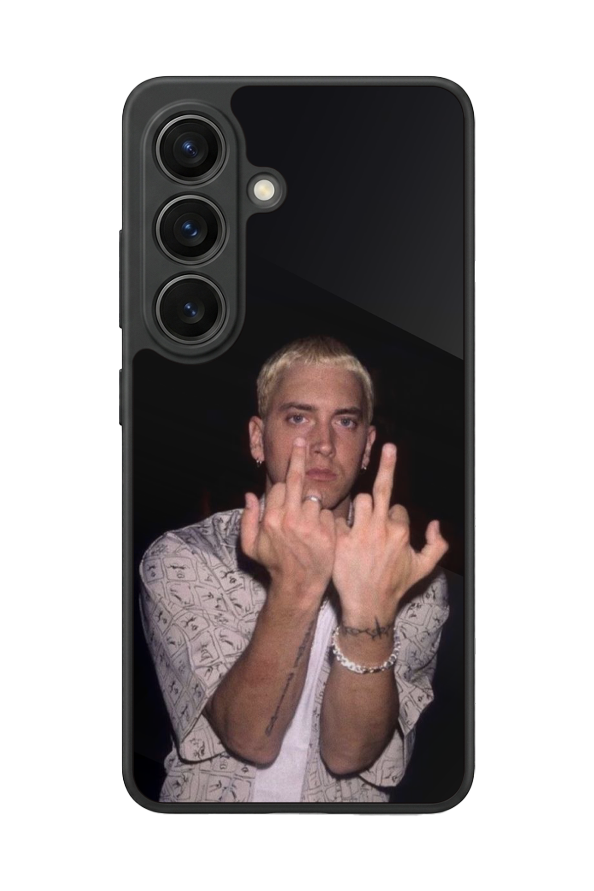 Samsung Galaxy S26 Uyumlu Eminem Tasarımlı Glossy Premium Kılıf
