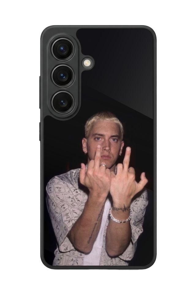 Samsung Galaxy S26 Uyumlu Eminem Tasarımlı Glossy Premium Kılıf