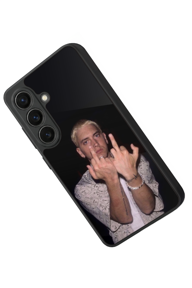 Samsung Galaxy S26 Uyumlu Eminem Tasarımlı Glossy Premium Kılıf