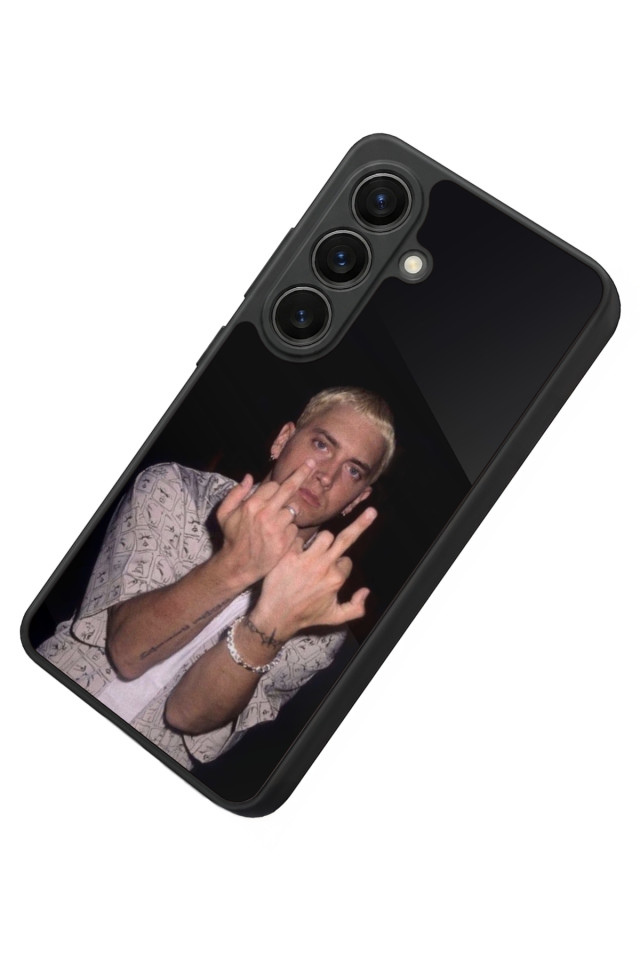 Samsung Galaxy S26 Uyumlu Eminem Tasarımlı Glossy Premium Kılıf