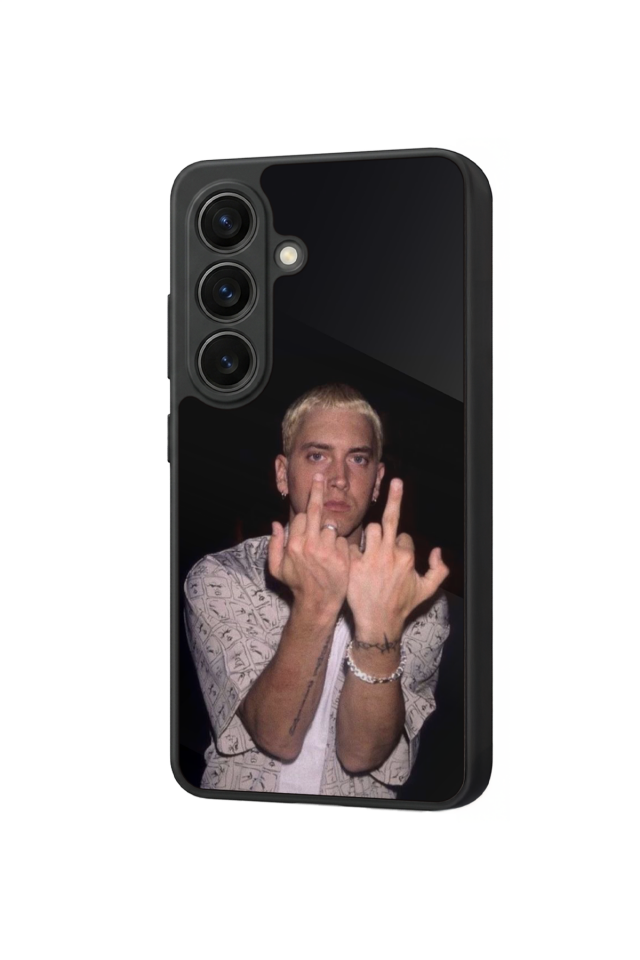 Samsung Galaxy S26 Uyumlu Eminem Tasarımlı Glossy Premium Kılıf