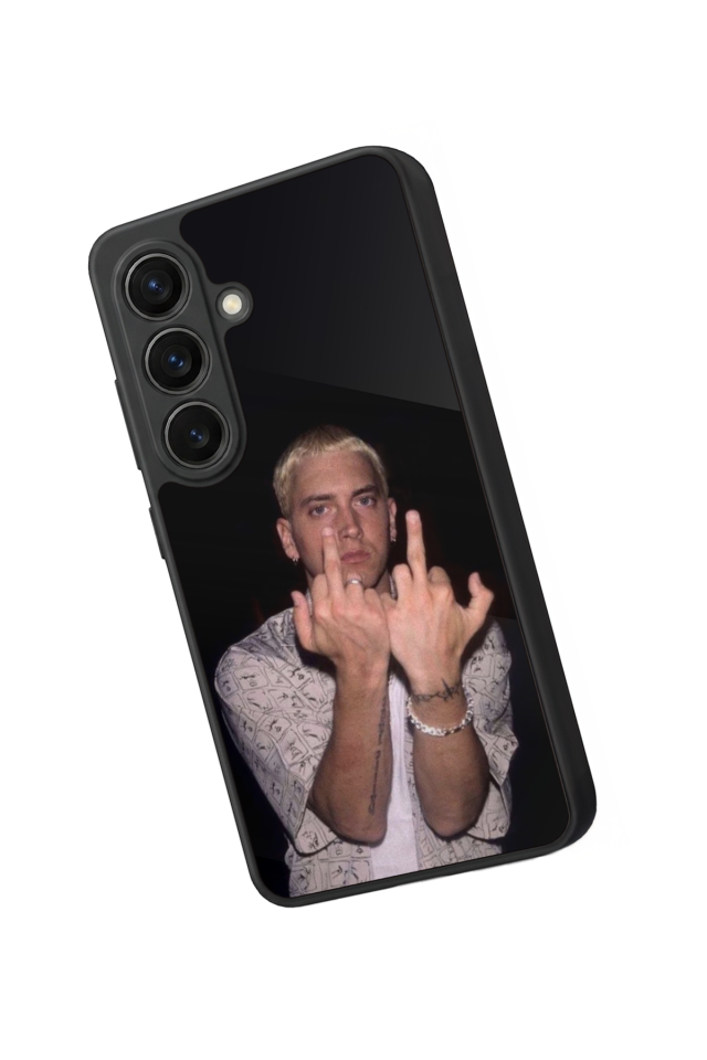 Samsung Galaxy S26 Uyumlu Eminem Tasarımlı Glossy Premium Kılıf