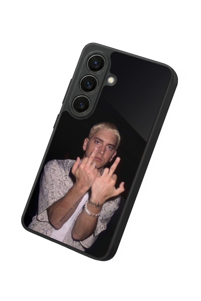 Samsung Galaxy S26 Uyumlu Eminem Tasarımlı Glossy Premium Kılıf