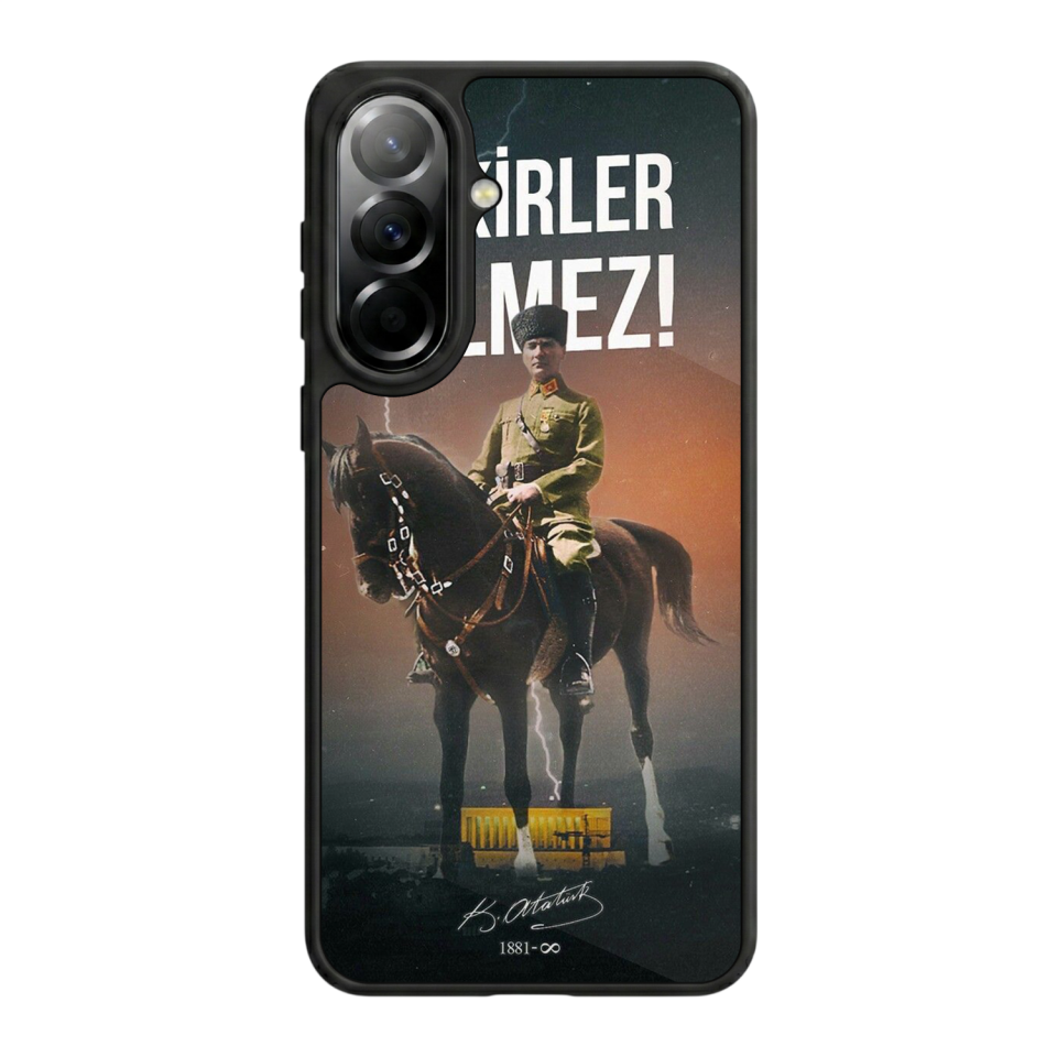 Samsung Galaxy A37 Uyumlu Mustafa Kemal Ataturk Tasarımlı Glossy Premium Kılıf