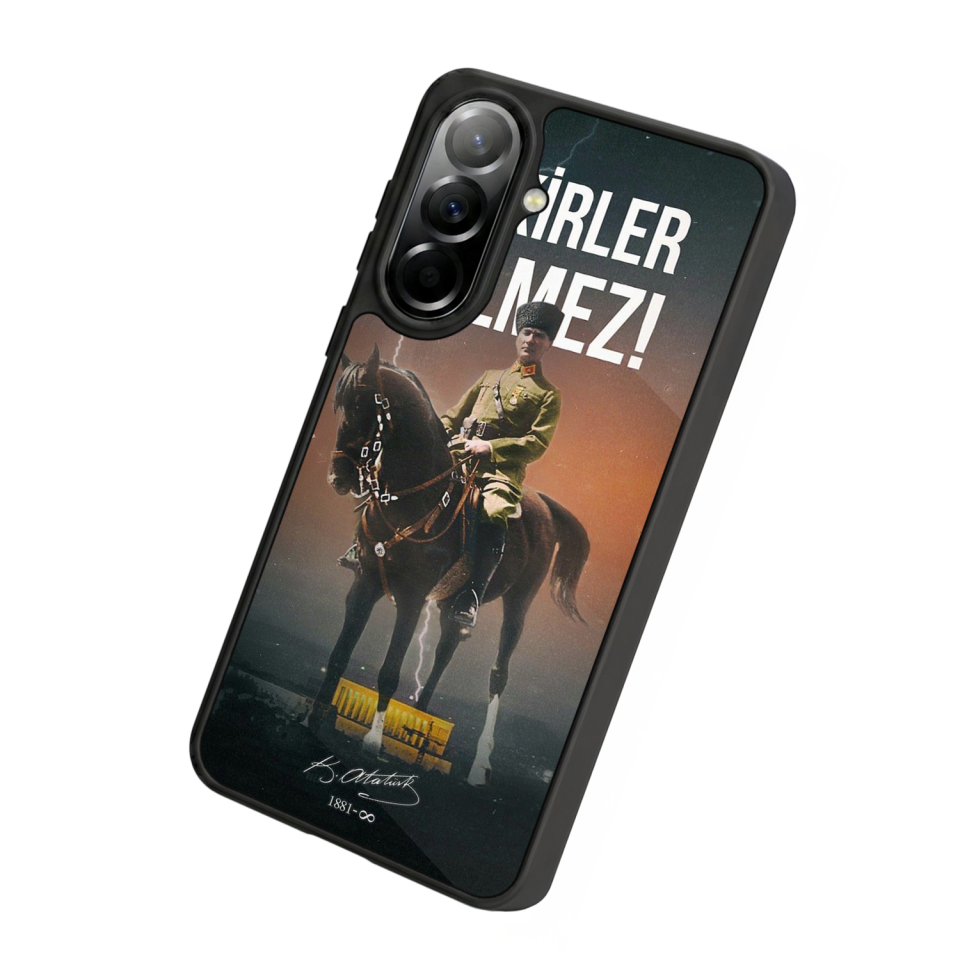 Samsung Galaxy A37 Uyumlu Mustafa Kemal Ataturk Tasarımlı Glossy Premium Kılıf
