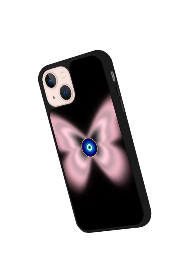 iPhone 15 Uyumlu Nazar Tasarımlı Glossy Premium Kılıf