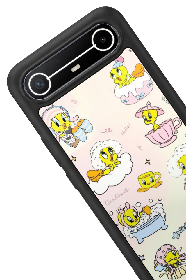 Tecno Spark Slim 5G Uyumlu Tweety Tasarımlı Glossy Premium Kılıf