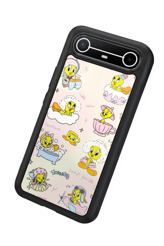 Tecno Spark Slim 5G Uyumlu Tweety Tasarımlı Glossy Premium Kılıf