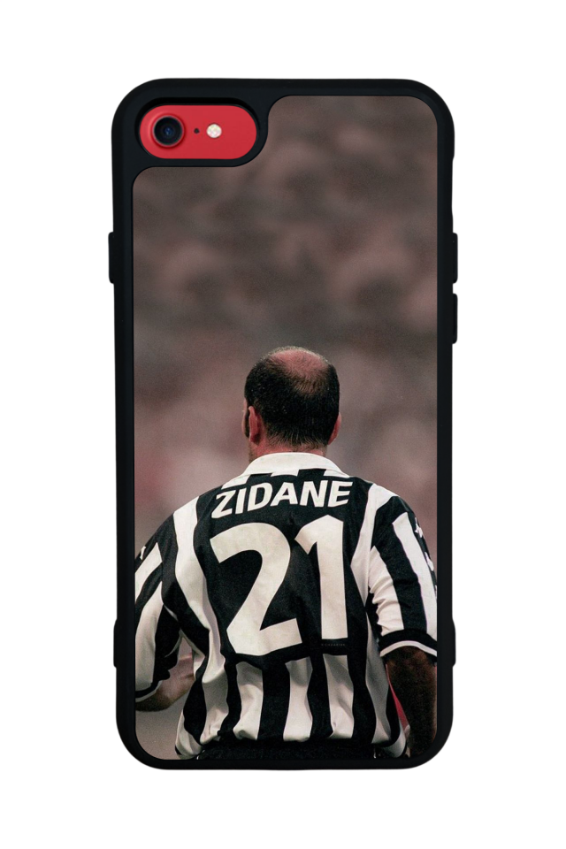 iPhone SE Uyumlu Zidane Tasarımlı Glossy Premium Kılıf