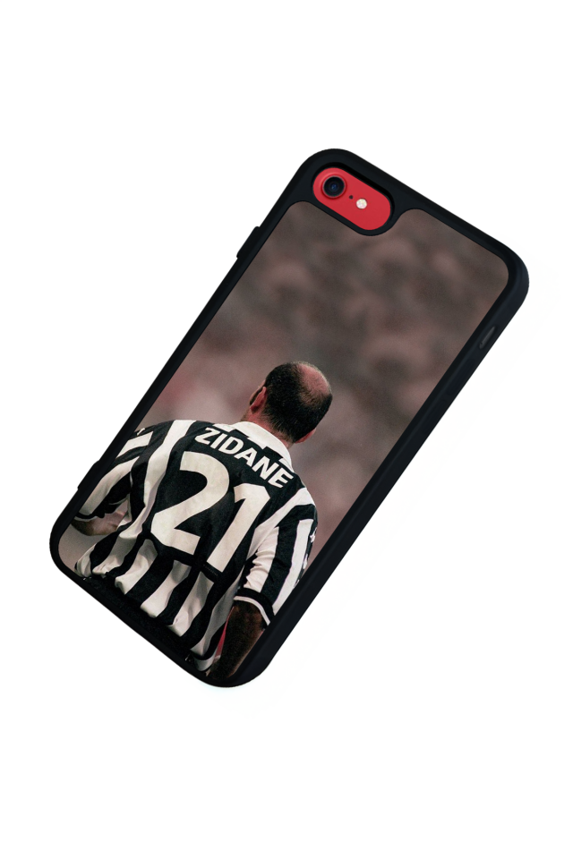 iPhone SE Uyumlu Zidane Tasarımlı Glossy Premium Kılıf
