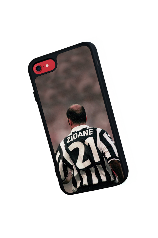 iPhone SE Uyumlu Zidane Tasarımlı Glossy Premium Kılıf