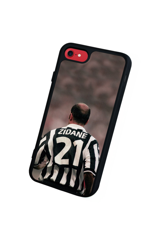 iPhone SE Uyumlu Zidane Tasarımlı Glossy Premium Kılıf