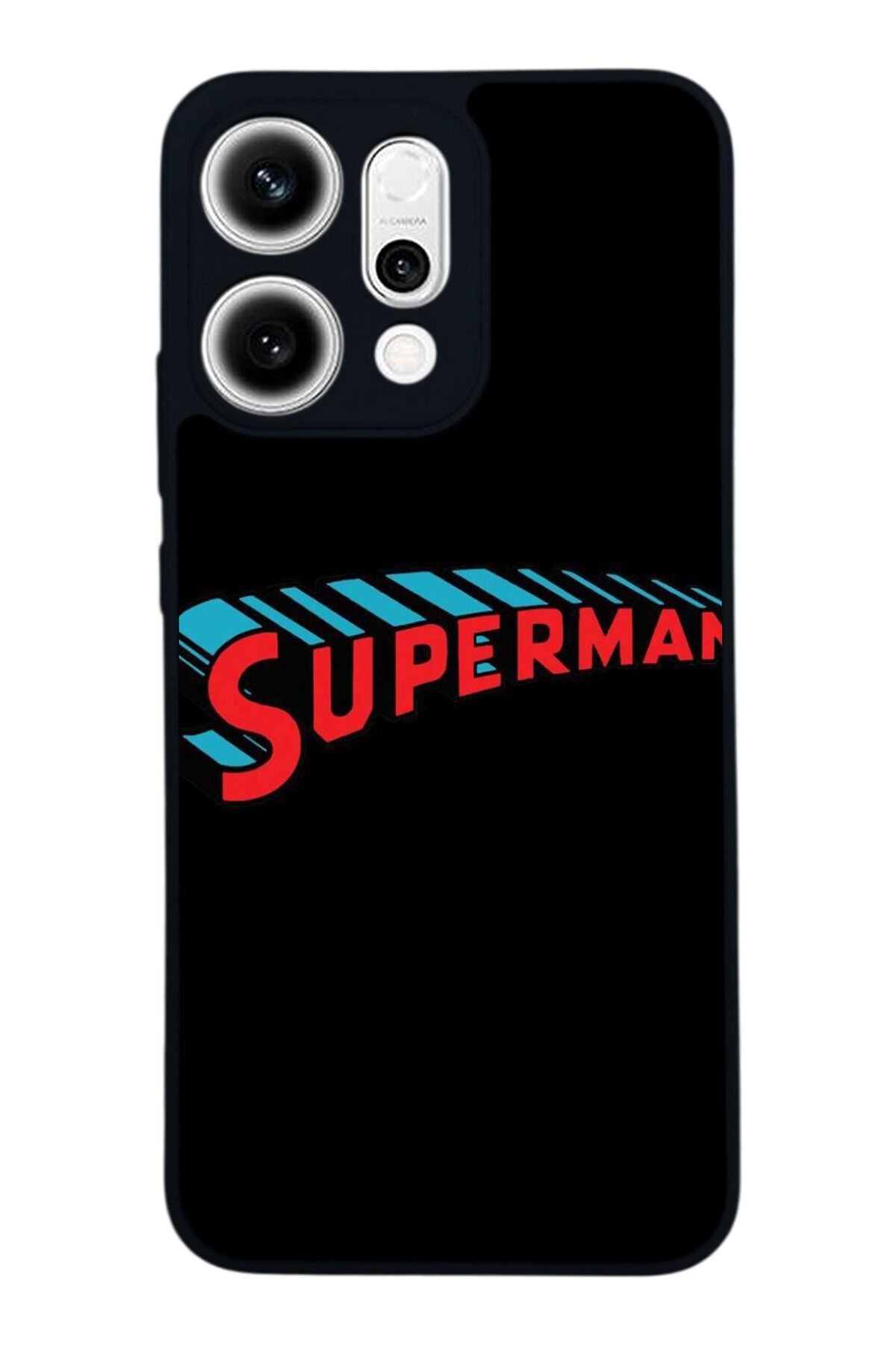 Oppo Reno 14 Uyumlu Superman Tasarımlı Glossy Premium Kılıf