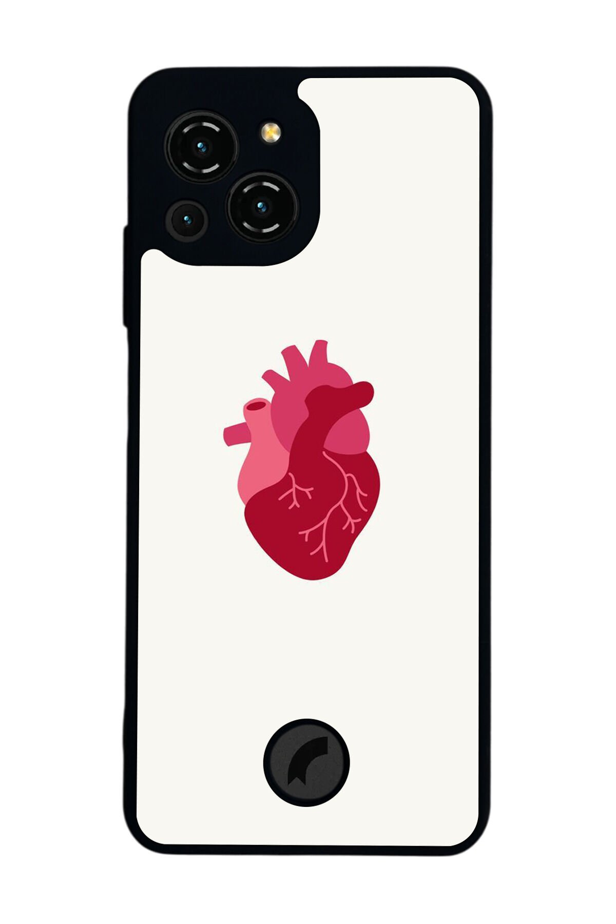 Reeder S23 Pro Max Uyumlu Kalp Love Tasarımlı Glossy Premium Kılıf