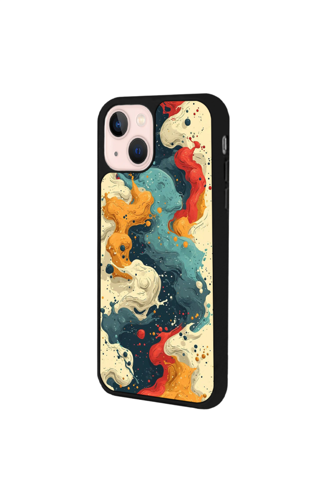 iPhone 15 Plus Uyumlu Abstract Tasarımlı Glossy Premium Kılıf